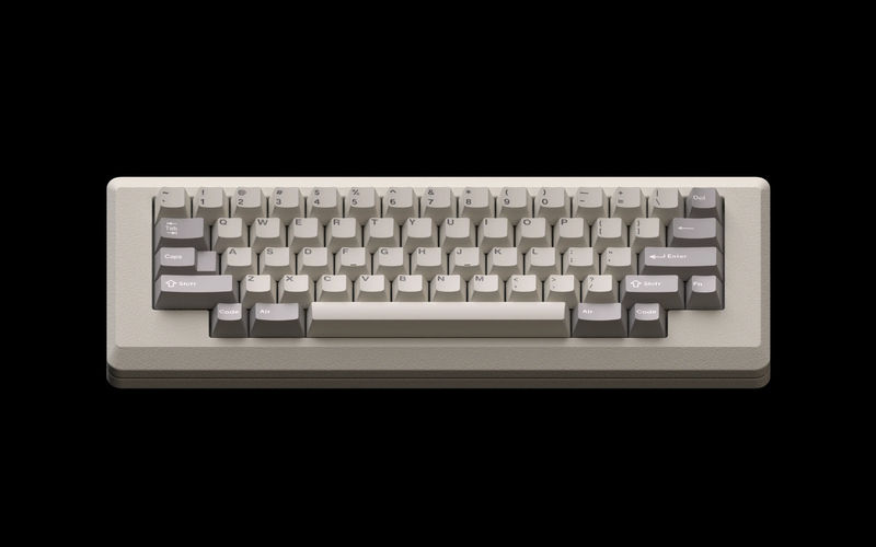 Vortex M0110 7u QMK 60% Hotswap Dye Sub PBT Mechanical Keyboard - Switch:Gateron G Pro 2.0 Brown