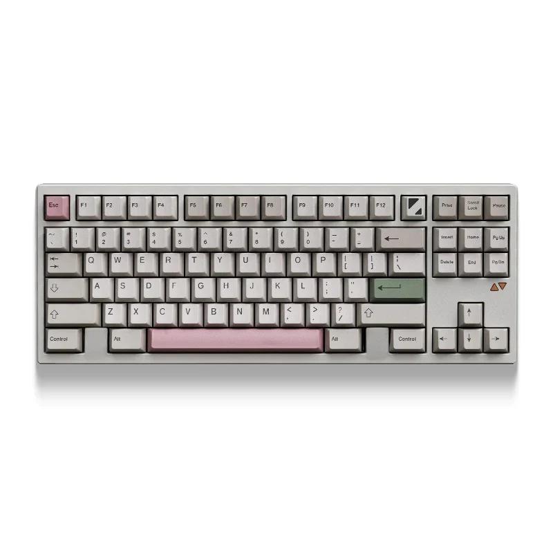 Createkeebs LuminKey80 WKL Aluminum TKL Hotswap Wireless Mechanical Keyboard - Color:Beige - Switch:Gateron Sylva