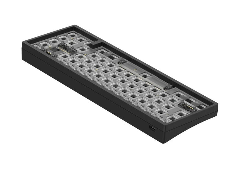 KBDFans KBD67 Lite R3 Mechanical Keyboard DIY Kit - Color:Black