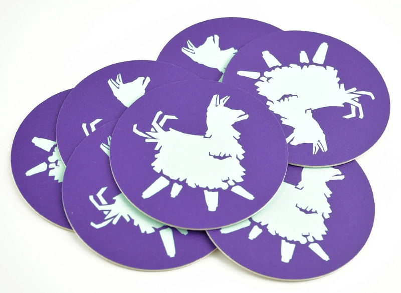 MK Limited Edition Frozen Llama Coaster