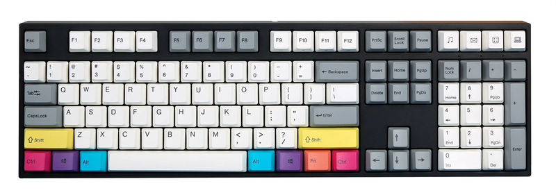 Varmilo VPH108 CMYK Mechanical Keyboard - Switch:Cherry MX Brown