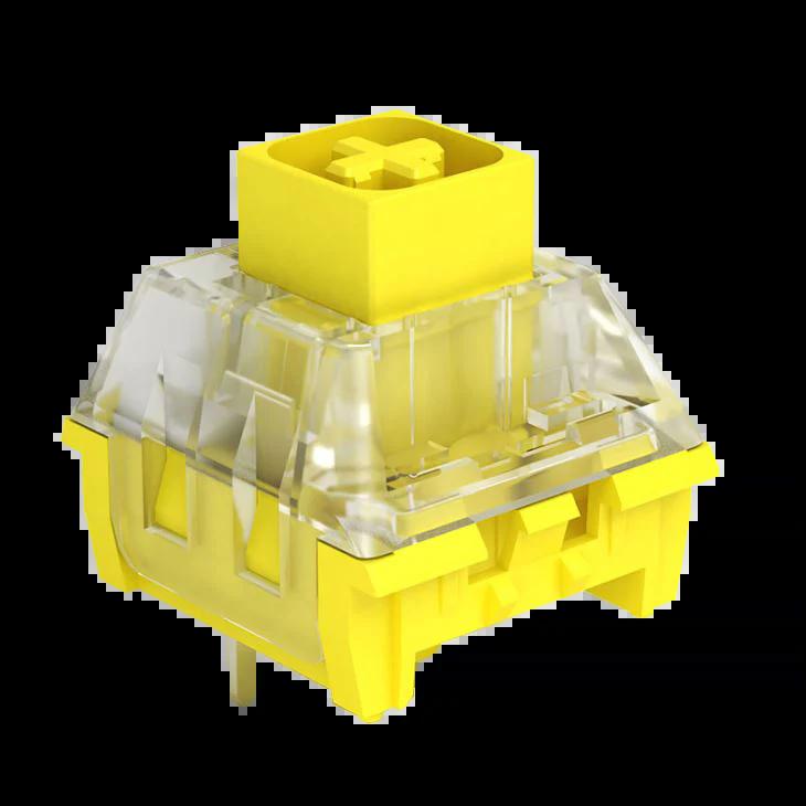 Kailh BOX Noble Yellow 55g Clicky Plate Mount Switch