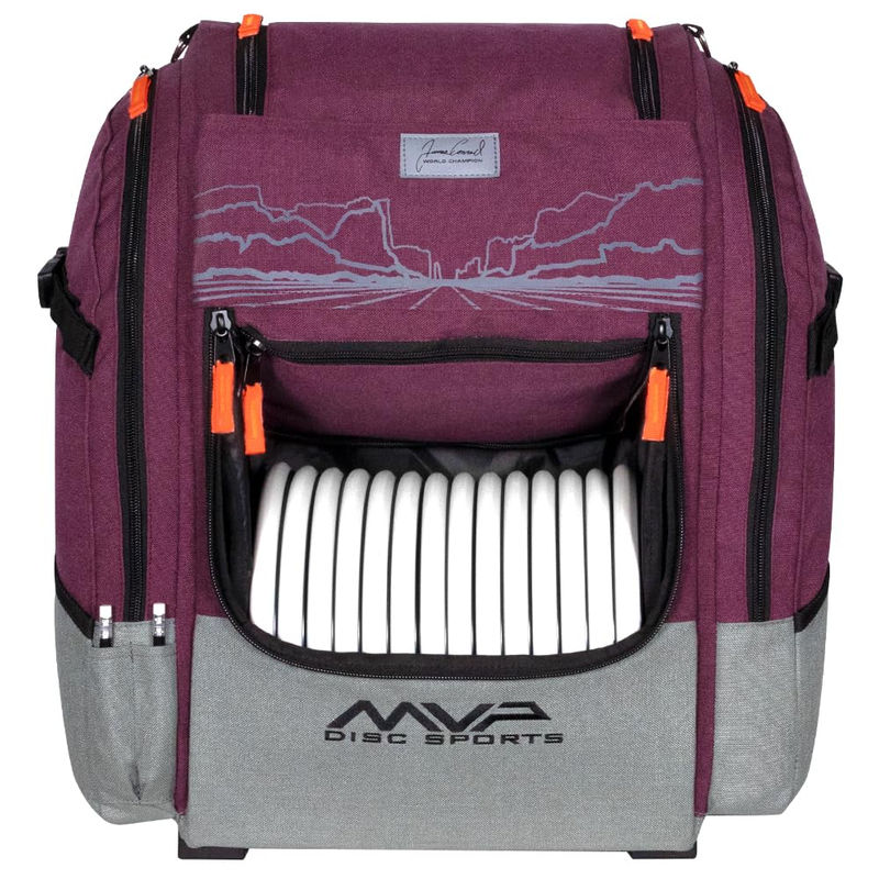 MVP Disc Sports Bags Voyager - Color:Plum - Model:Voyager Pro