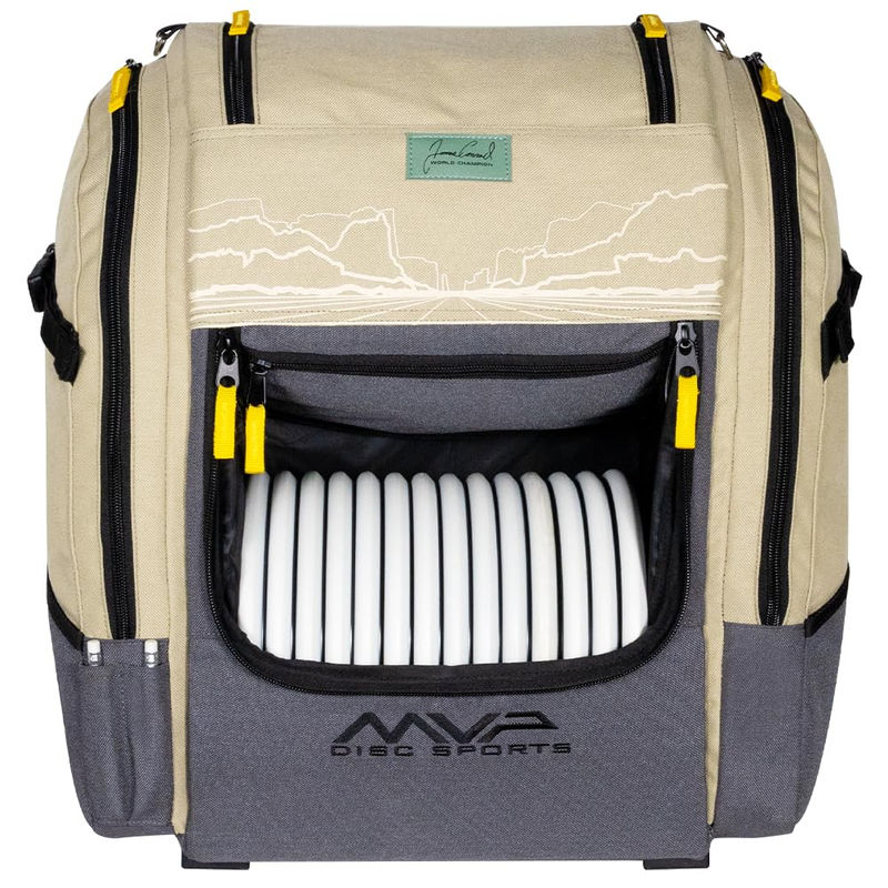 MVP Disc Sports Bags Voyager - Color:Khaki - Model:Voyager Pro