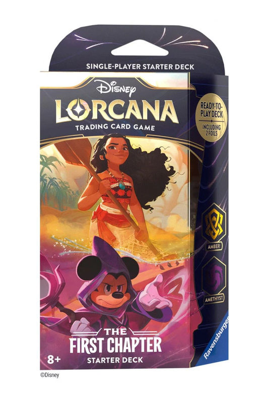Disney Lorcana: The First Chapter Starter Deck Amber & Amethyst (Moana/Mickey Mouse)