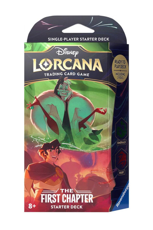 Disney Lorcana: The First Chapter Starter Deck Emerald & Ruby (Cruella/Aladdin)