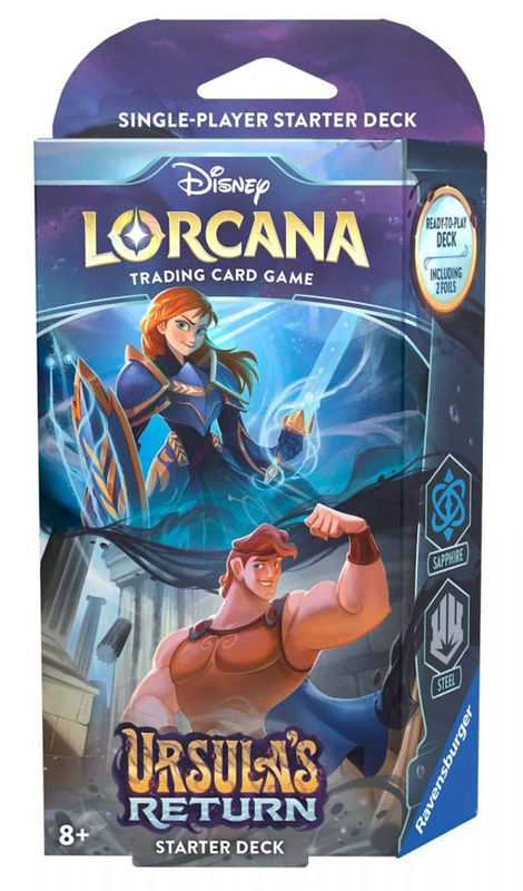 Lorcana TCG Ursula's Return Starter Deck Sapphire / Steel (Stand Together)