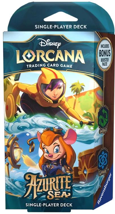 Disney Lorcana TCG Azurite Sea Starter Deck Emerald / Sapphire