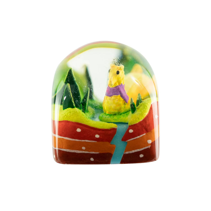 Dwarf Factory x MK Meadow Llama Artisan Keycap DOM Profile Resin Artisan Keycap