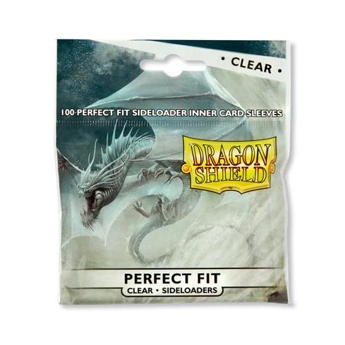 Dragon Shield Standard Perfect Fit Sideload Card Sleeves Clear 100ct Bag