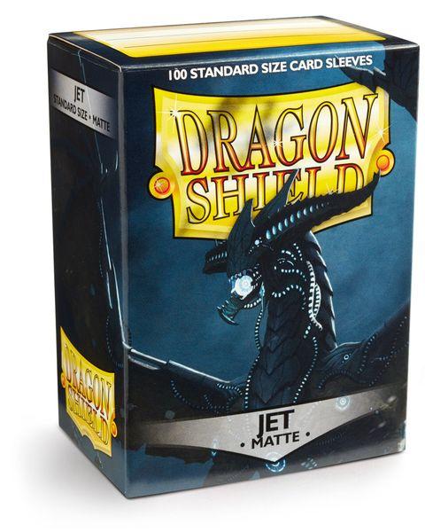 Dragon Shield Standard Matte Card Sleeves Jet 100ct
