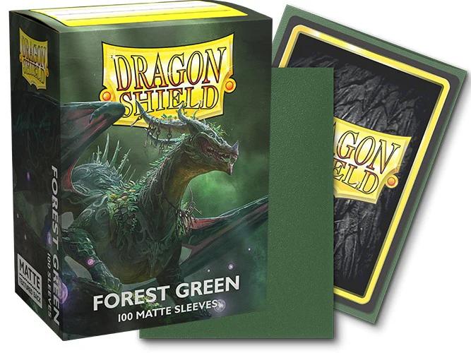 Dragon Shield Standard Matte Card Sleeves Forest Green 100ct