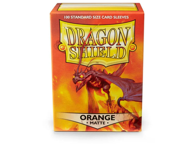 Dragon Shield Standard Matte Card Sleeves Orange 100ct