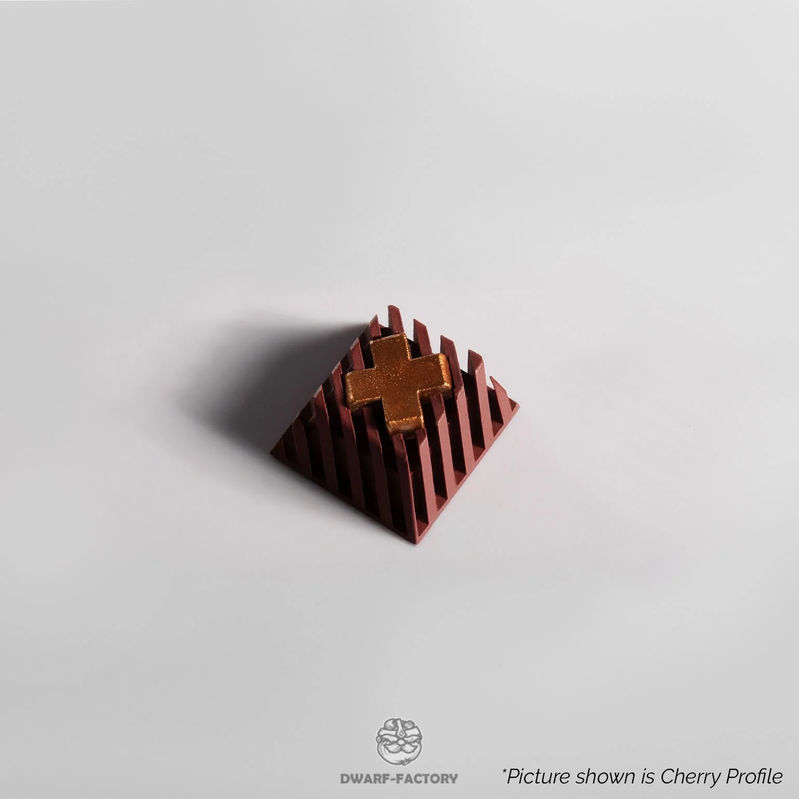 Dwarf Factory Base xXx Burgundy Red OEM Profile Artisan Keycap