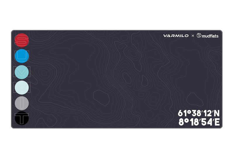 Varmilo Extra Large Summit Desk Mat with Stitched Edges
