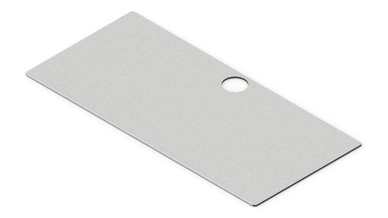 White IKEA MICKE Desk Mat (41" / 105 cm) Full-desk Mouse Pad