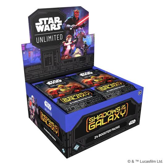 Star Wars Unlimited Shadows of the Galaxy Booster Display