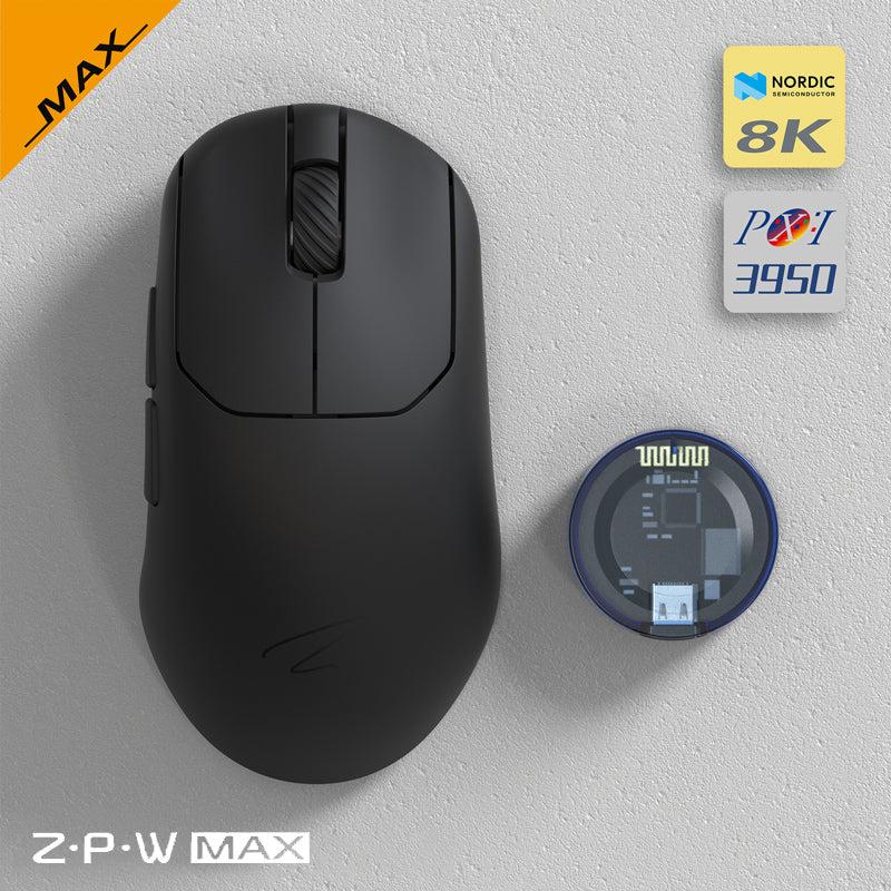Zaopin ZPW PAW3950 8K Wireless 47g Gaming Mouse - Version:ZPW MAX - Color Version:Black