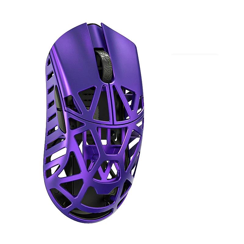 WLMOUSE Beast X Mini Pro Magnesium Gaming Mouse - Switches:OMRON Opticals - Color Type:Purple-Side Slits