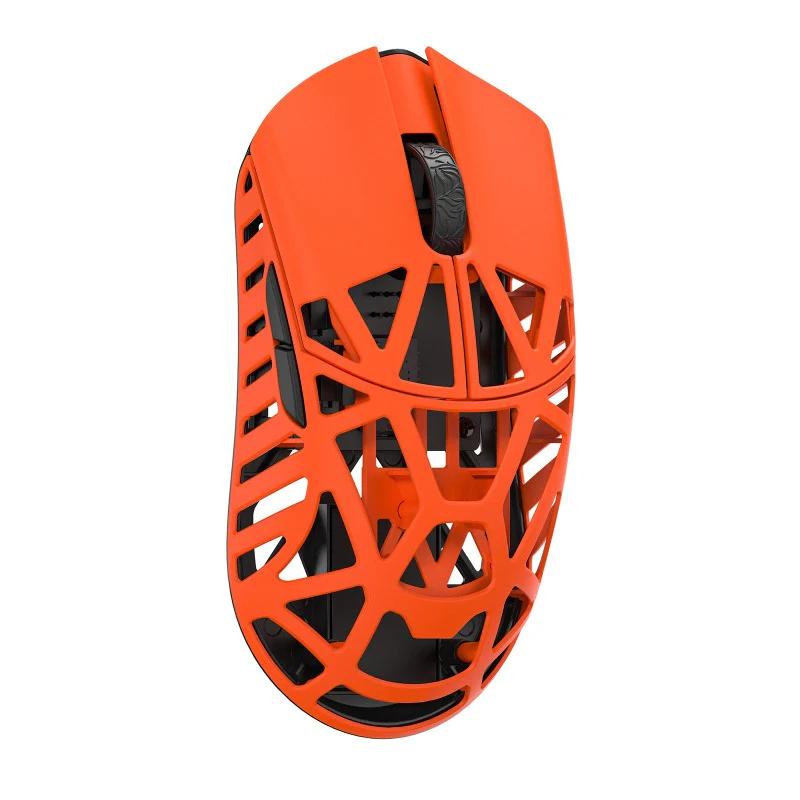 WLMOUSE Beast X Mini Pro Magnesium Gaming Mouse - Switches:OMRON Opticals - Color Type:Fire Orange-Side Slits