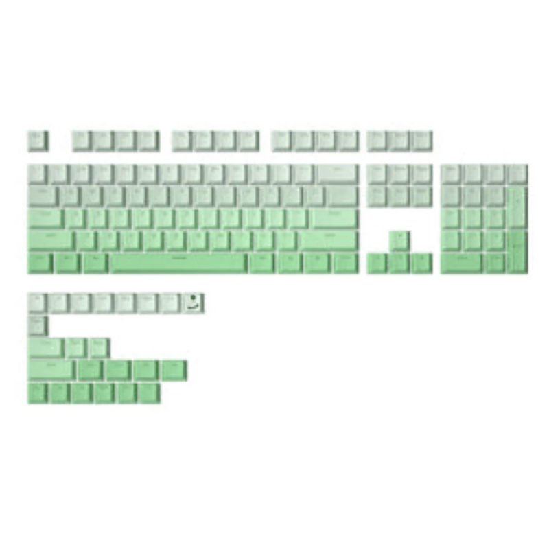 YUNZII Gradient Cherry Profile Keycap Set - Type:Spring Green