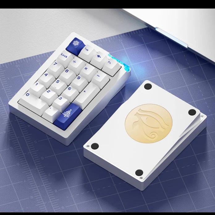 WEIKAV Stars21 Aluminium Alloy QMK Gasket Numpad - Version:Stars21 - Type:Silver