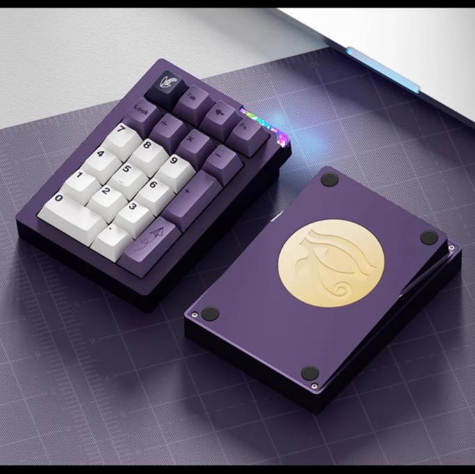 WEIKAV Stars21 Aluminium Alloy QMK Gasket Numpad - Version:Stars21 - Type:Violet