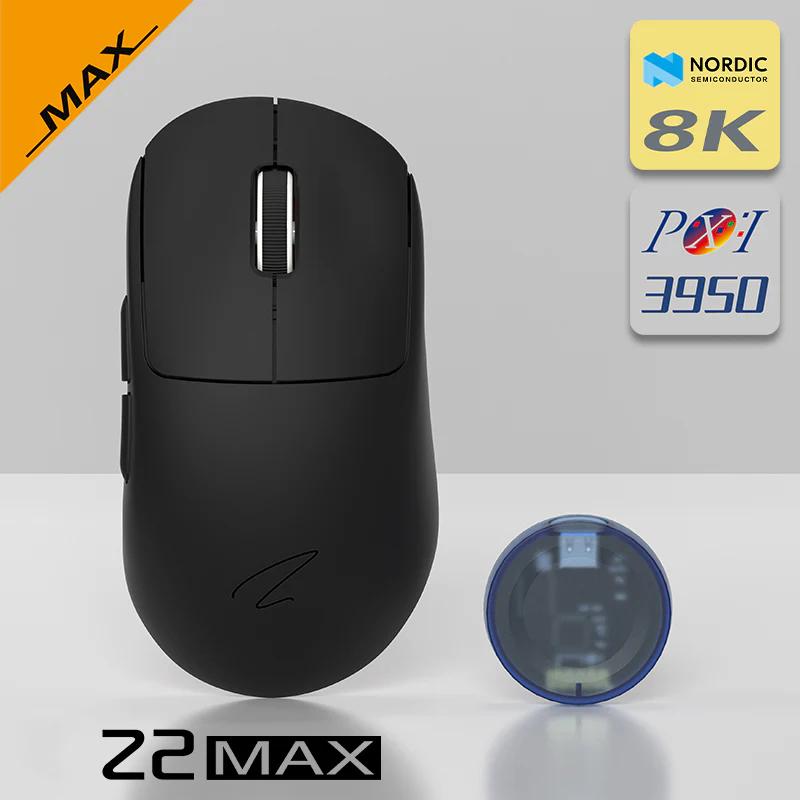 Zaopin Z2 MAX Swappable Switch 8K Wireless PAW3950 Mouse - Version:Z2 MAX - Type:Black