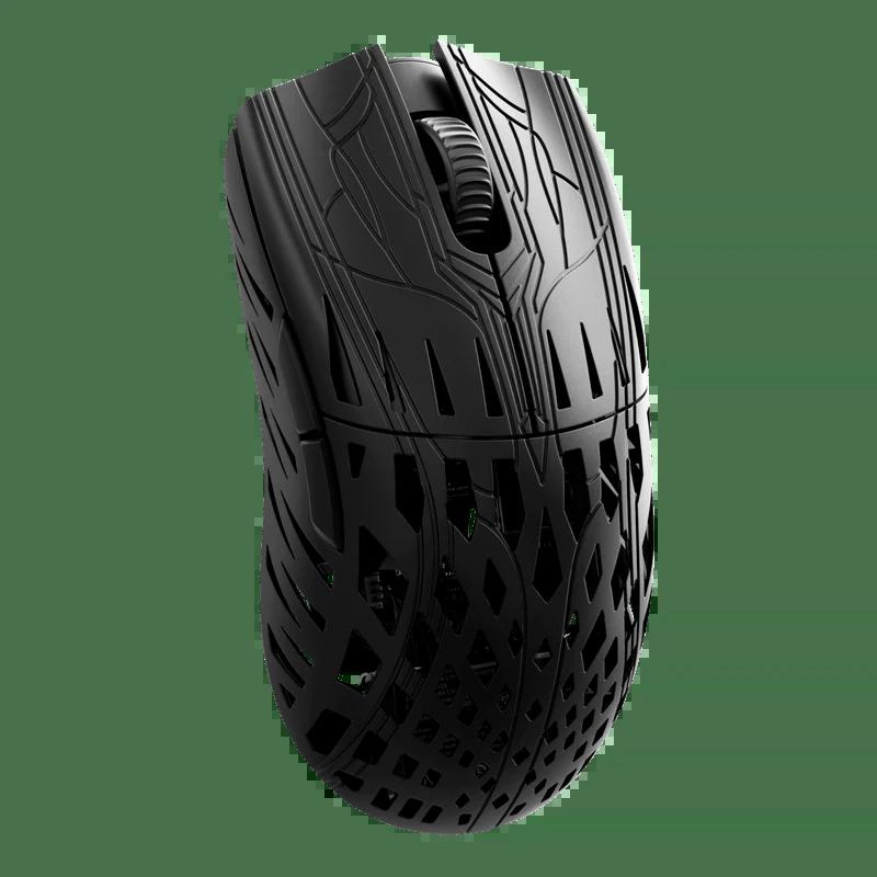 PWNAGE Trinity CF Carbon Fiber Symm 37g Gaming Mouse - Version:Trinity CF-Black - Sides:Cutout