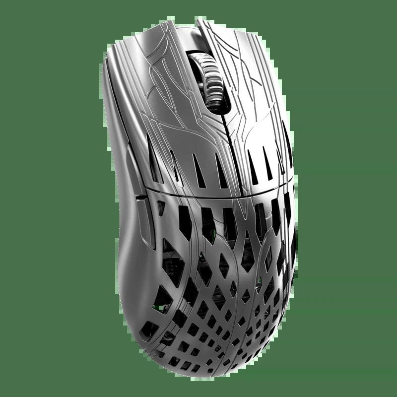 PWNAGE Trinity CF Carbon Fiber Symm 37g Gaming Mouse - Version:Trinity CF-Platinum - Sides:Solid
