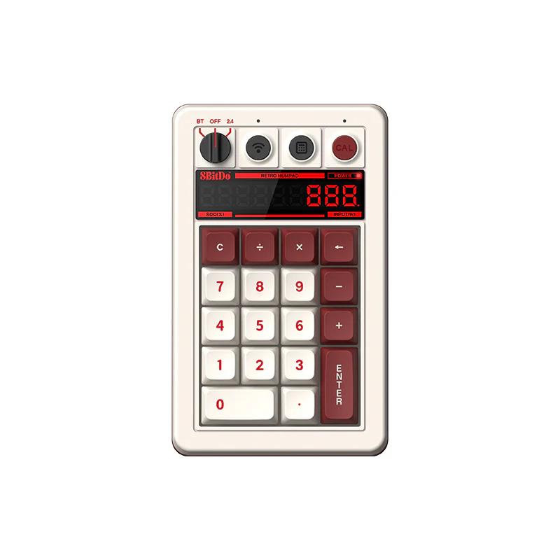8Bitdo Retro18 LED Screen Numeric Keypad - Version:Red FC
