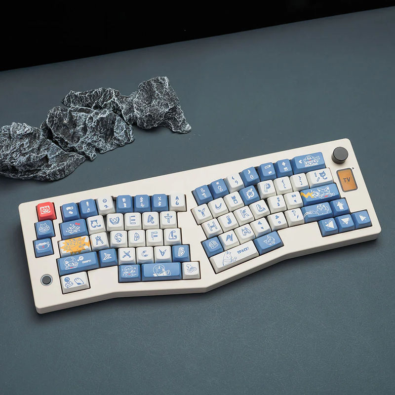 CIDOO ABM066 Alice Mechanical Keyboard - Version:ABM066 Alice Keyboard - Switch:Silent Blue