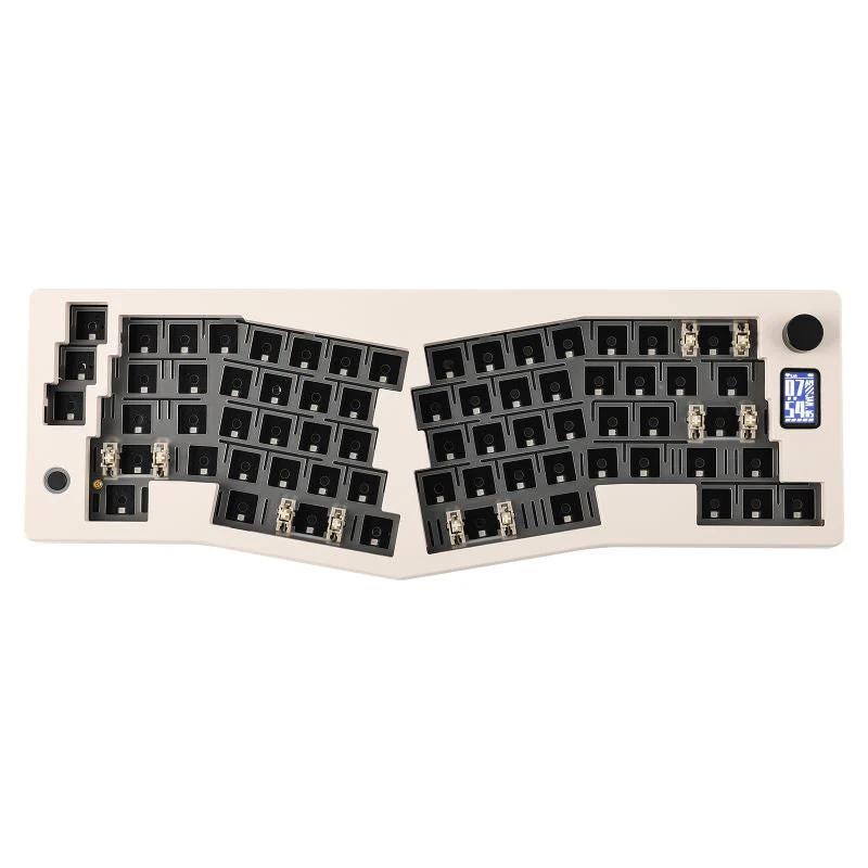 CIDOO ABM066 Alice Mechanical Keyboard - Version:Only ABM066 White Kit - Switch:None