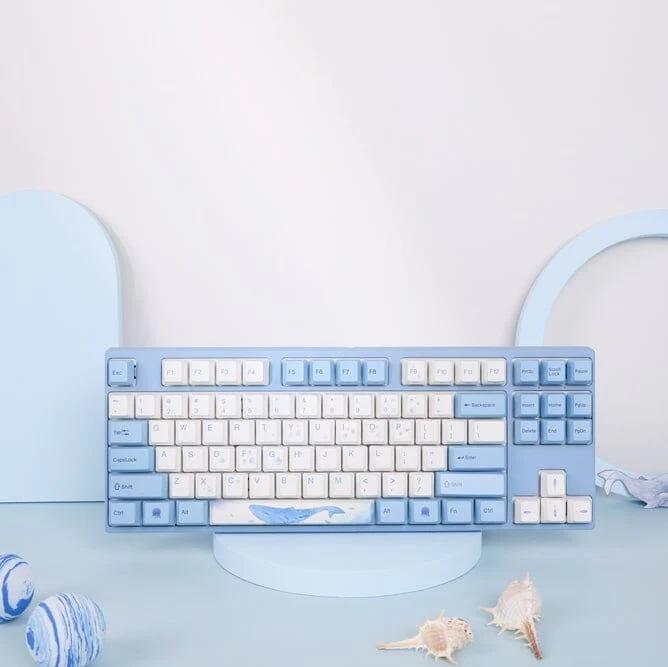 VARMILO Sea Melody Three Mode Mechanical Keyboard - Switches:Kailh Prestige Silent - Layouts:Three mode 87keys