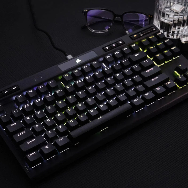 CORSAIR K70 RGB TKL OPX Switch Optical-Mechanical Gaming Keyboard - Switch:Cherry MX RGB Red