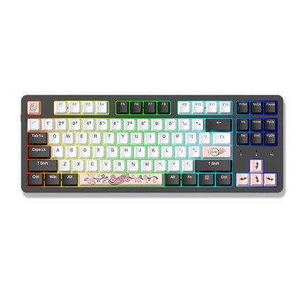 DAREU A87PRO Gasket Wired Mechanical Keyboard - Type:Blackpink - Switch:Violet Gold Pro
