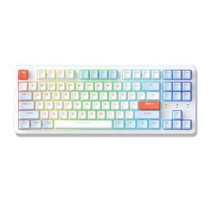 DAREU A87PRO Gasket Wired Mechanical Keyboard - Type:Whiteblue - Switch:Sky V3