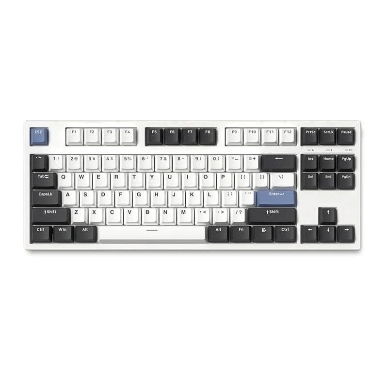 FL·ESPORTS GP87 Three Mode Mechanical Keyboard - Version:White-Three Mode - Switch:BOX ice mint