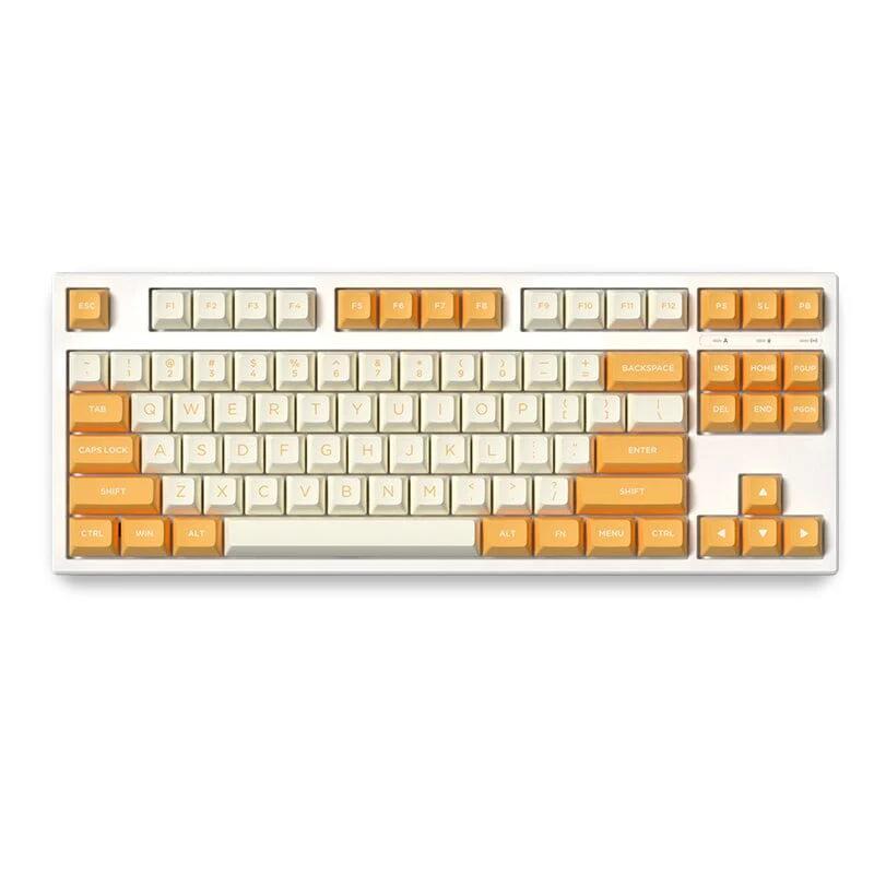 FL·ESPORTS GP87 Three Mode Mechanical Keyboard - Version:Banana-Three Mode - Switch:BOX ice mint