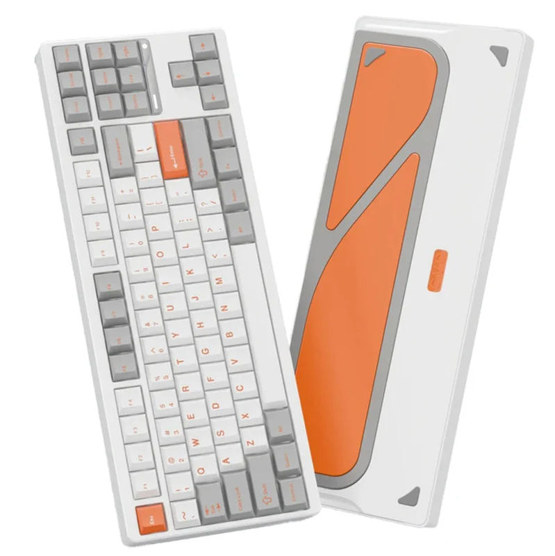 TickType Evoworks EVO80 Aluminium Alloy RGB Mechanical Keyboard - Version:Spray-Coated Spark - Switch:Azure Switch