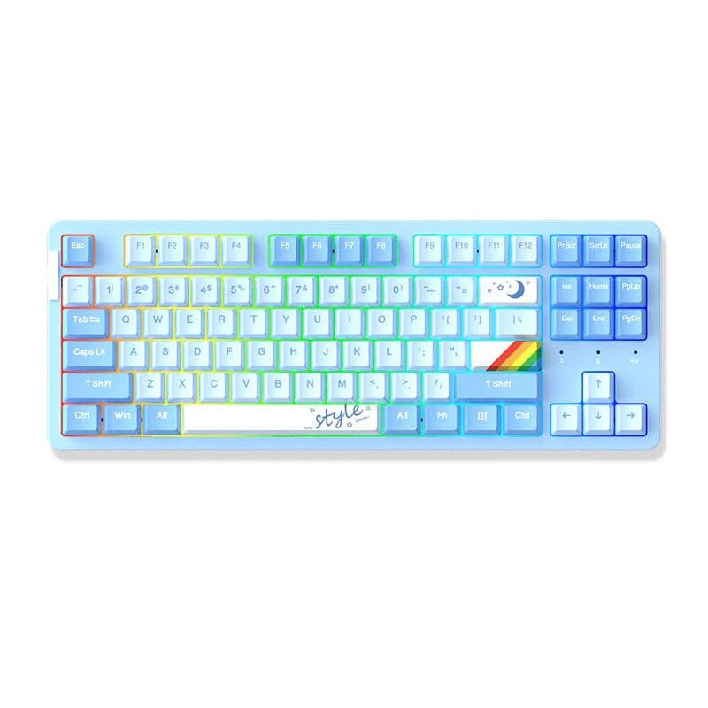 DAREU A87PRO Gasket Three Mode Mechanical Keyboard - Type:Blue - Switch:Sky V3