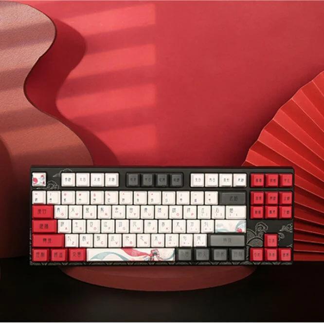 VARMILO Beijing Opera Three Mode 108keys/87keys Mechanical Keyboard - Switches:Daisy L - Type:87keys