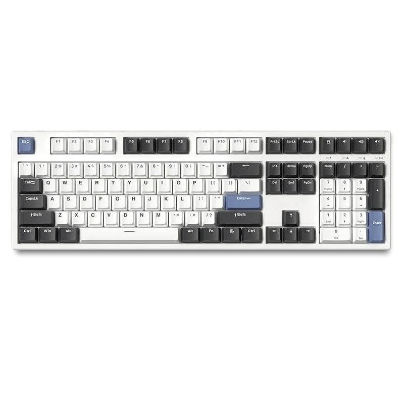 FL·ESPORTS GP108 Three Mode Mechanical Keyboard - Version:White-Three Mode - Switch:BOX ice mint