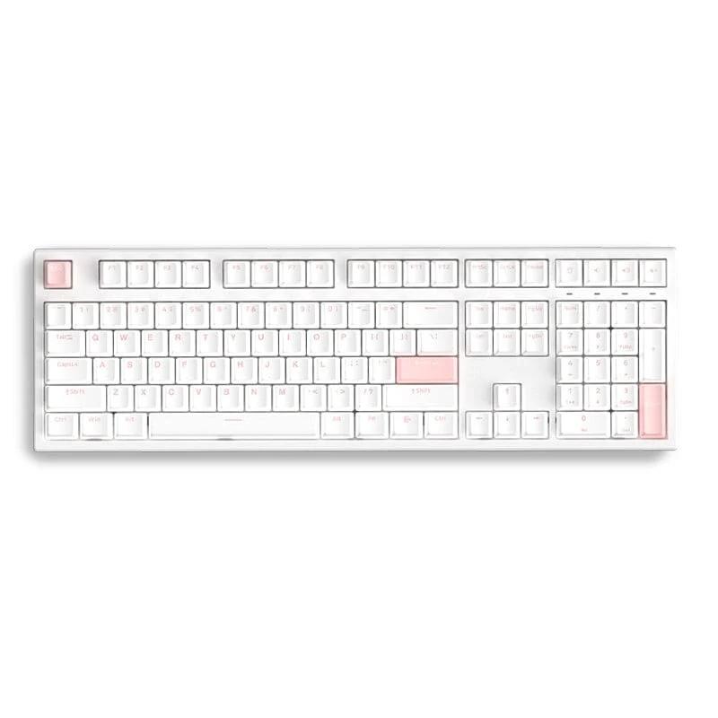 FL·ESPORTS GP108 Three Mode Mechanical Keyboard - Version:Peach-Three Mode - Switch:BOX ice mint