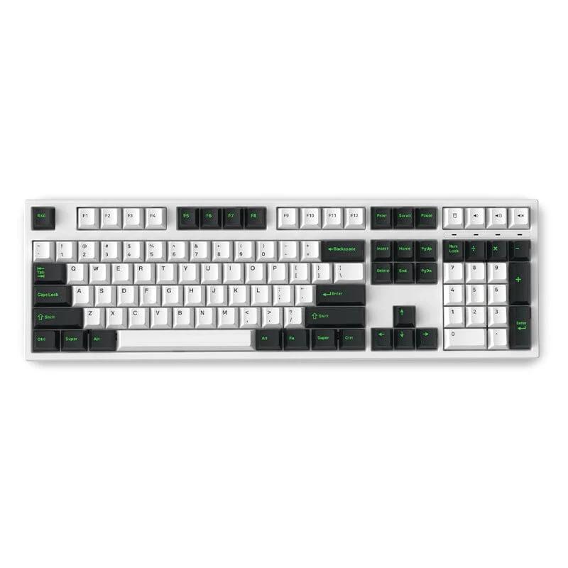 FL·ESPORTS GP108 Three Mode Mechanical Keyboard - Version:Ink Bamboo-Three Mode - Switch:BOX ice mint