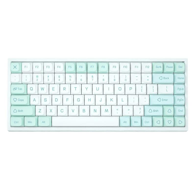 YUNZII KC84 Mint 84 Keys Hot Swappable Wired Mechanical Keyboard - Axis Body:Gateron Brown