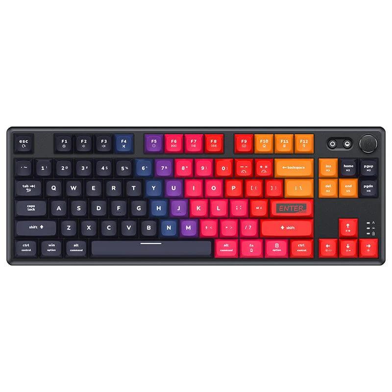 CIDOO ABM084 Three Mode Mechanical Keyboard - Version:Black Red - Switches:TTC ACE
