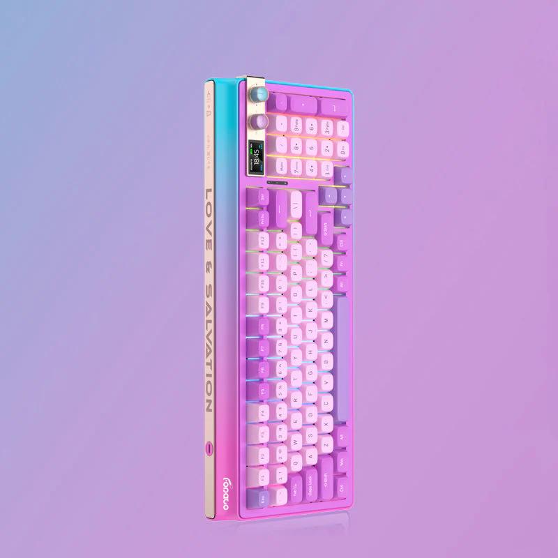 Fopato H98 Gasket Mechanical Keyboard - Version:City at night - Switch:TTC Rabbit RGB
