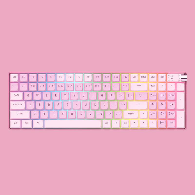 Fopato P98 Mechanical Keyboard - Version:Pink - Switch:TTC Gold Pink V2