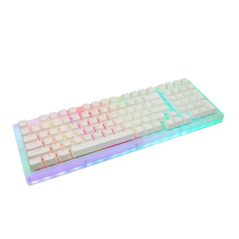 Womier K98 Wired Hotswap RGB Mechanical Keyboard - Version:K98 White - Switch:Black Switch